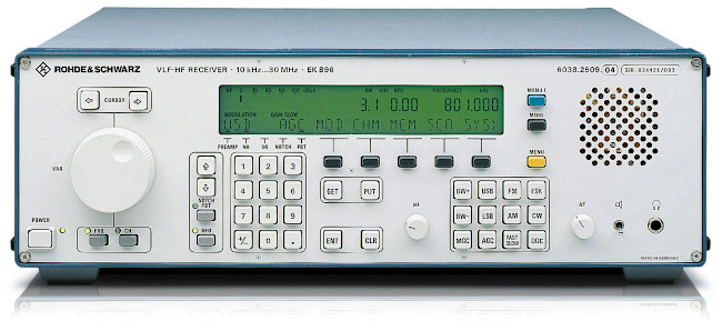 vlf receiver sensitivity spesifications